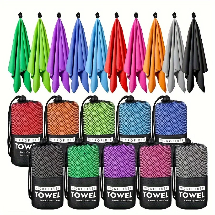 1-PCS Microfiber Travel Towel, Quick Dry Towel Super Absorbent Compact Lightweight