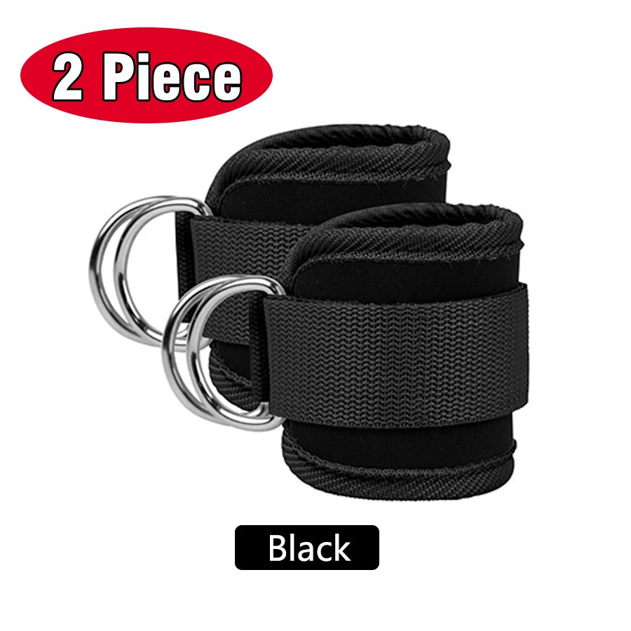 Fitness Sports Straps Adjustable D-Ring Support Cuffs Ankle Gym Workouts Pulley With Buckle Guard Leg Strength Safety Abductors