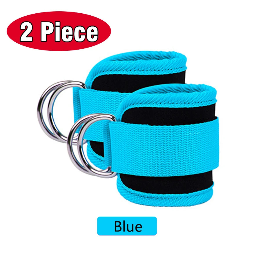 Fitness Sports Straps Adjustable D-Ring Support Cuffs Ankle Gym Workouts Pulley With Buckle Guard Leg Strength Safety Abductors