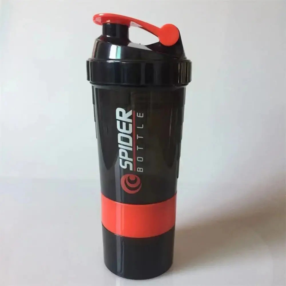 Shaking Cup Food Grade With Powder Box Three-Layer Shaking Cup Protein Powder Fitness Sports Shake Mixing Water Glass